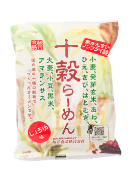 桜井食品 十穀ラーメン・醤油（ノンフライ）